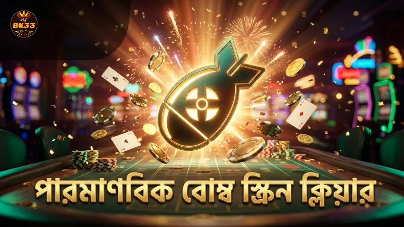 পারমাণবিক বোম্বের মাধ্যমে স্ক্রিন ক্লিয়ার করা সহজে।