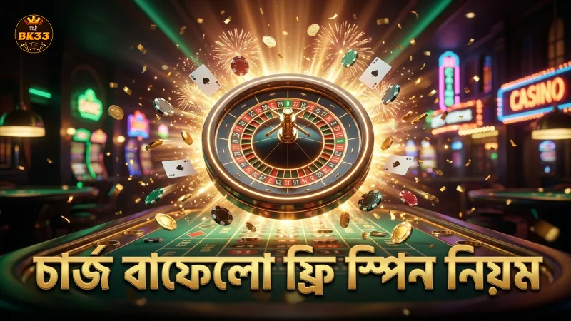 চার্জ বাফেলো গেমে ফ্রি স্পিন পাওয়ার সহজ নিয়মাবলী।