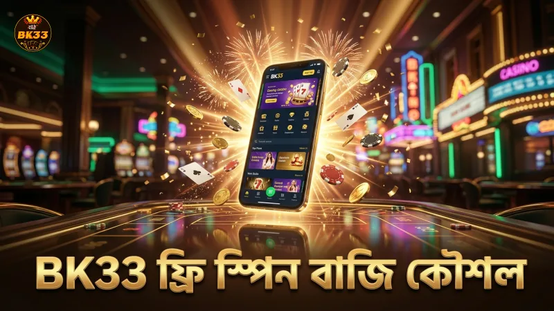 BK33 প্লাটফর্মে ফ্রি স্পিনের মাধ্যমে বাজি পরিচালনার কৌশল।