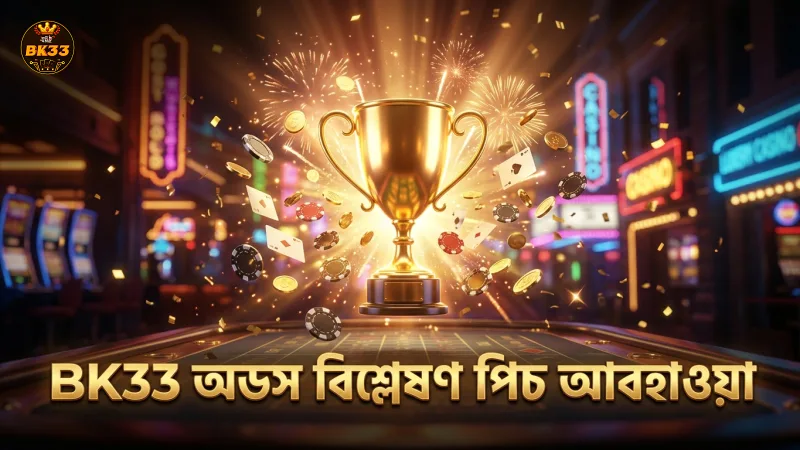 পিচ ও আবহাওয়া বিশ্লেষণ BK33 এর সঠিক অডস নির্ধারণে সহায়ক।