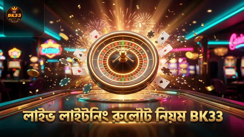 লাইভ লাইটনিং রুলৌট খেলার নিয়ম ও বেটিং এর তথ্য 2 লাইভ লাইটনিং রুলৌটে গেমপ্লে নিয়ম স্পষ্ট ও সহজ।