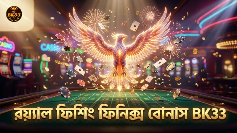 রয়্যাল ফিশিং শুটার খেলায় উচ্চ স্কোর করার ৪টি কৌশল 2 রয়্যাল ফিশিংয়ের ফিনিক্স বোনাস সময়ের সাথে কাজ করে।