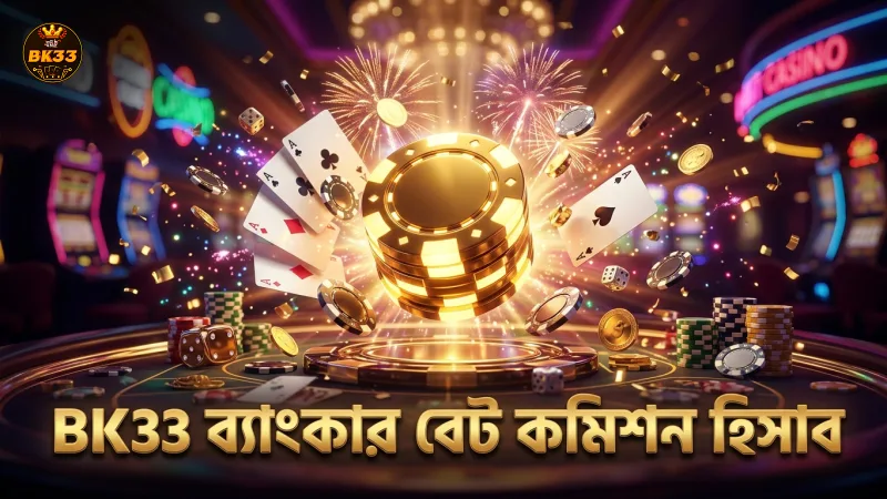 BK33-এ ব্যাংকার বেটের ৫% কমিশনের সঠিক হিসাব দেখানো
