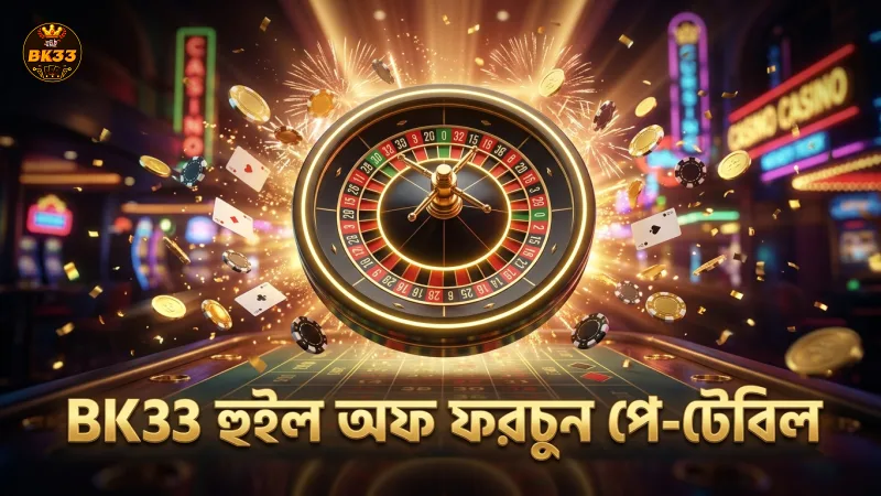 হুইল অফ ফরচুনের র্যান্ডমনেস ও পে-টেবিলের বিস্তারিত উপস্থাপনা BK33 তে